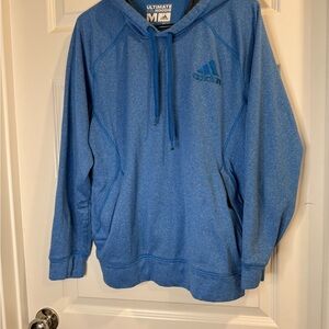 Adidas Men's Blue Pullover Hoodie
